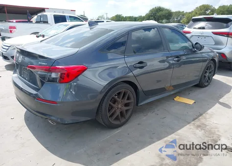 2024 Honda Civic Sport из США, поврежденный, VIN 2HGFE2F51RH586521